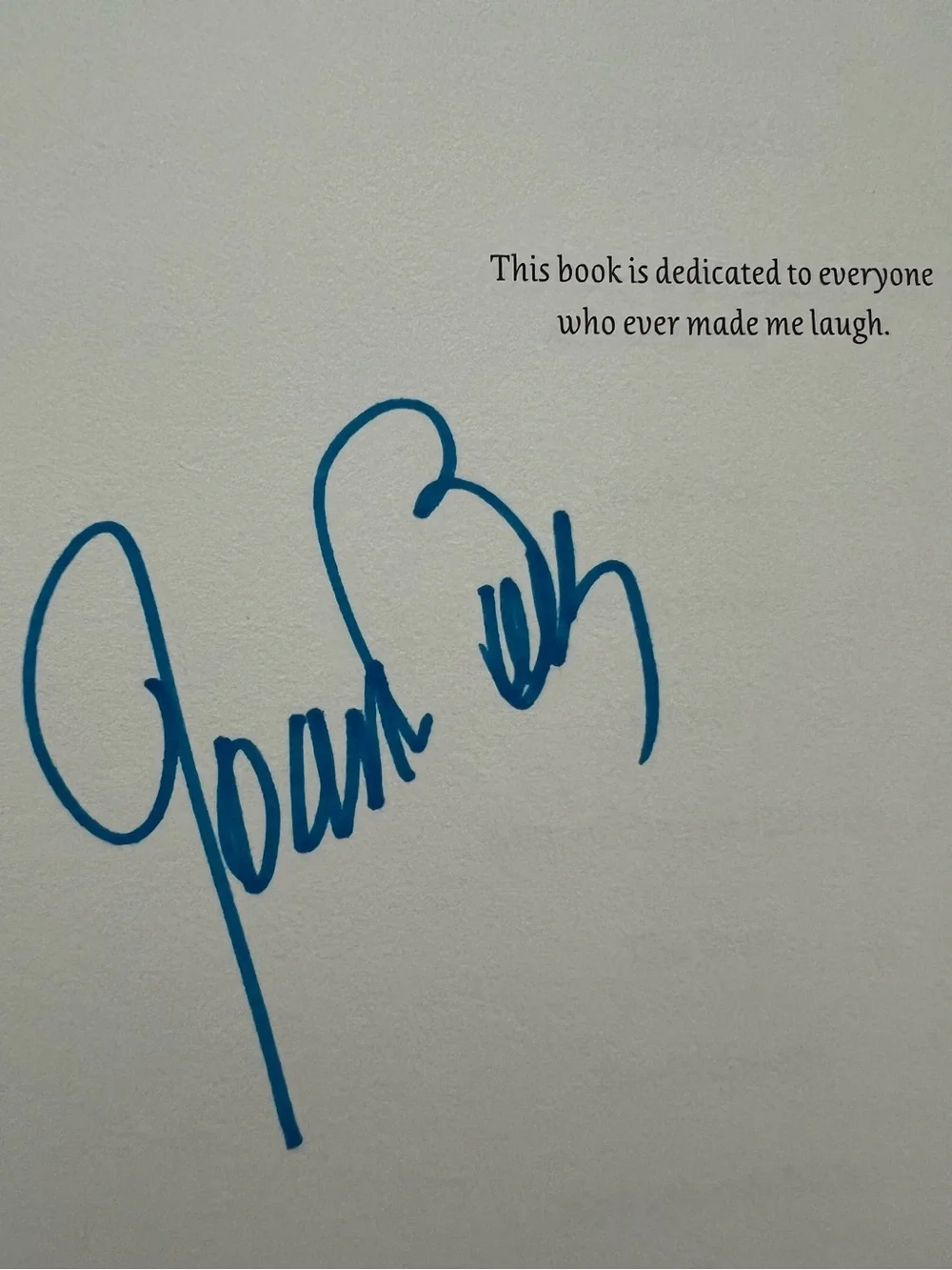 Signed Joan Baez Book — Am I Pretty When I Fly? (Hand-Signed / Like New)